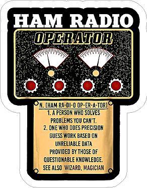 Ham Radio Operator Sticker