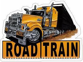 Road Train Sticker
