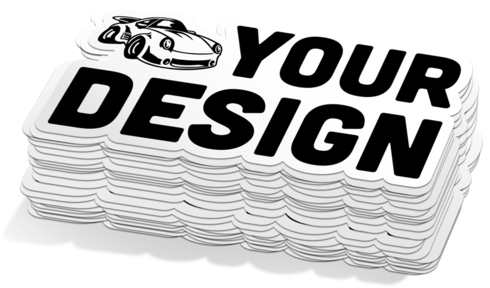 50 Die Cut Custom Printed Stickers 50mm x 50mm freeshipping - DTF Print Store