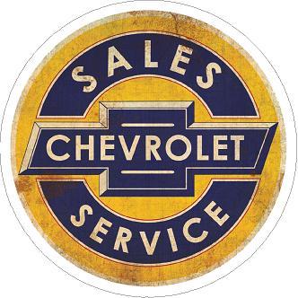 Chevrolet Sales and Service Sticker