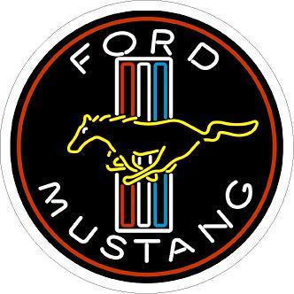 Ford Mustang Fluro Sticker
