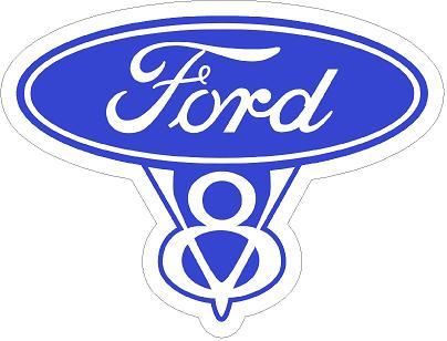 Ford V8 Sticker