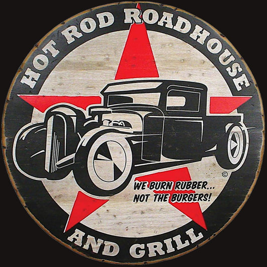 Hot Rod Roudhouse Sticker