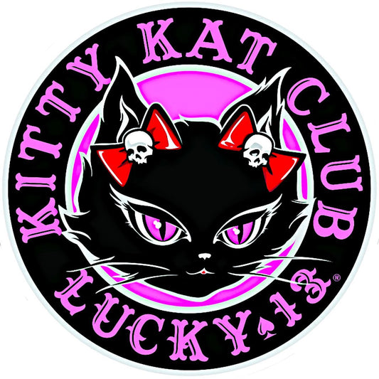 Lucky 13 Kitty Kat Club Sticker