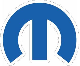 Mopar Blue M Sticker