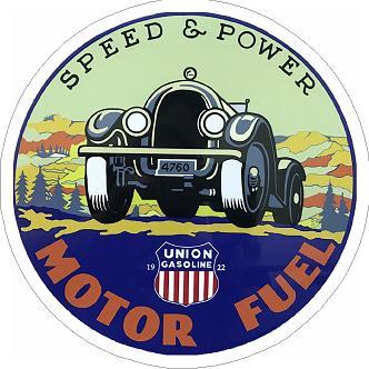 Speed and Power Motor Fuel Sticker