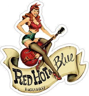 Red Hot Rockabilly Sticker