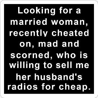 Cheated for Cheap Radios Sticker