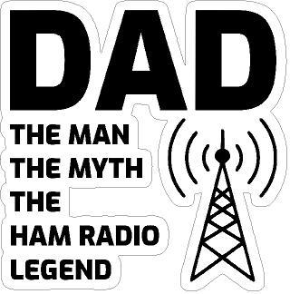 Dad The Man Sticker