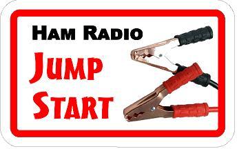 Ham Radio Jump Start Sticker
