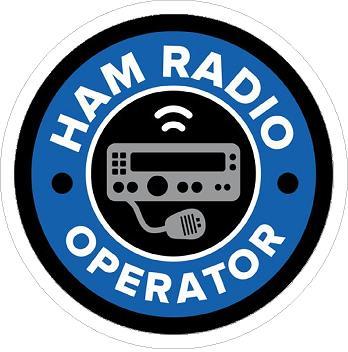 Ham Radio Operator 2 Sticker