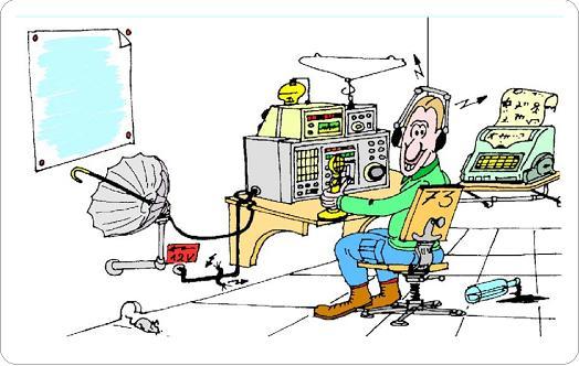 Ham Radio Operator Shack Sticker