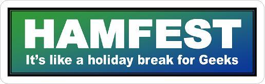Hamfest Holiday for Geeks 2 Sticker