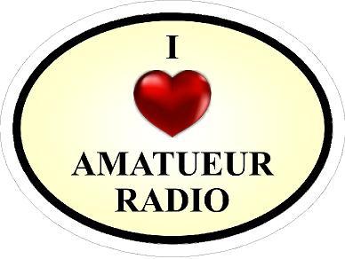Love Amateur Radio Sticker