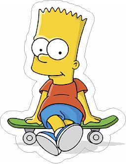 Bart Simpson Sticker