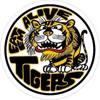 Eat Em Alive Tigers Footy Sticker