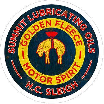 Golden Fleece Motor Spirits Sticker
