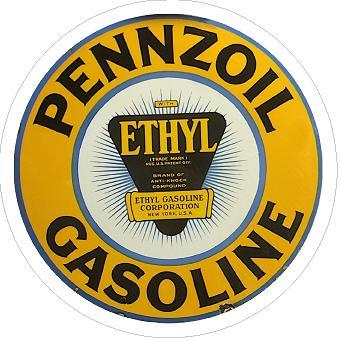 Pennzoil Gasoline Sticker