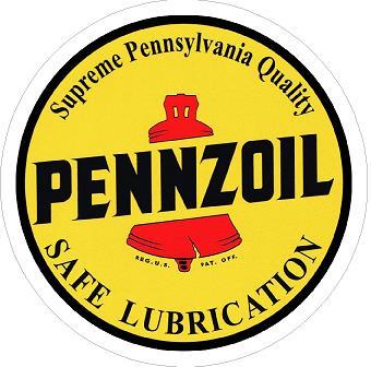 Pennzoil Logo Sticker