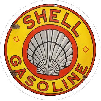 Shell Gasoline Sticker