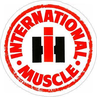 International Muscle Sticker
